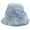 Medium Blue, variant on Women Fashion Vintage Denim Bucket Hat Sweet Bow Decoration Wide Brim Rounded Top Sun Hat