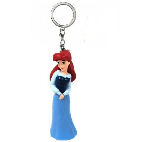 Little Mermaid Ariel Princess In Human Clothes 3" PVC Key Ring Keychain Ornament