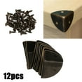 thumbnail image 1 of MYG 12Set Decorative Metal Jewelry Chest Gift Box Wooden Case Edge Corner Protector, 1 of 9