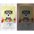thumbnail image 2 of Caroline's Treasures BB1888CNL Schnauzer Easter Egg Hunt Ceramic Night Light, 6x4x3", multicolor, 2 of 2