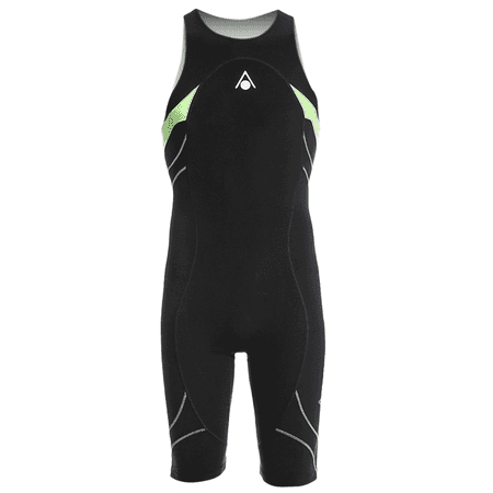 Aqua Sphere Men's Energize Triathlon Speed Suit Black/Green Size (Best Triathlon Speed Suit)