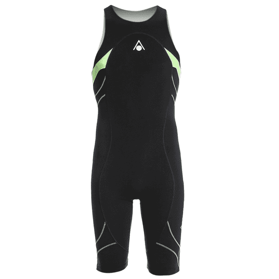 Aqua Sphere Men's Energize Triathlon Speed Suit Black/Green Size 38