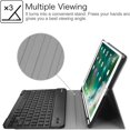 thumbnail image 5 of Khaki Funda con Teclado para iPad, con Teclado Normal sin luz de Fondo, Funda Inteligente en Folio de Cuero Delgada para iPad 2020/2019-ipad 10.2 / Air 3 / Pro10.5, 5 of 5