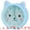 Blue, variant on Unique Bargains Cute Kitten Design Mechanical Alarm Clock Yellow 3.8"L x 1.7"W x 3.3"H