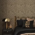 thumbnail image 2 of Papel pintado JiffDiff con estampado de leopardo, impermeable, 2,7 m², amarillo, 2 of 9