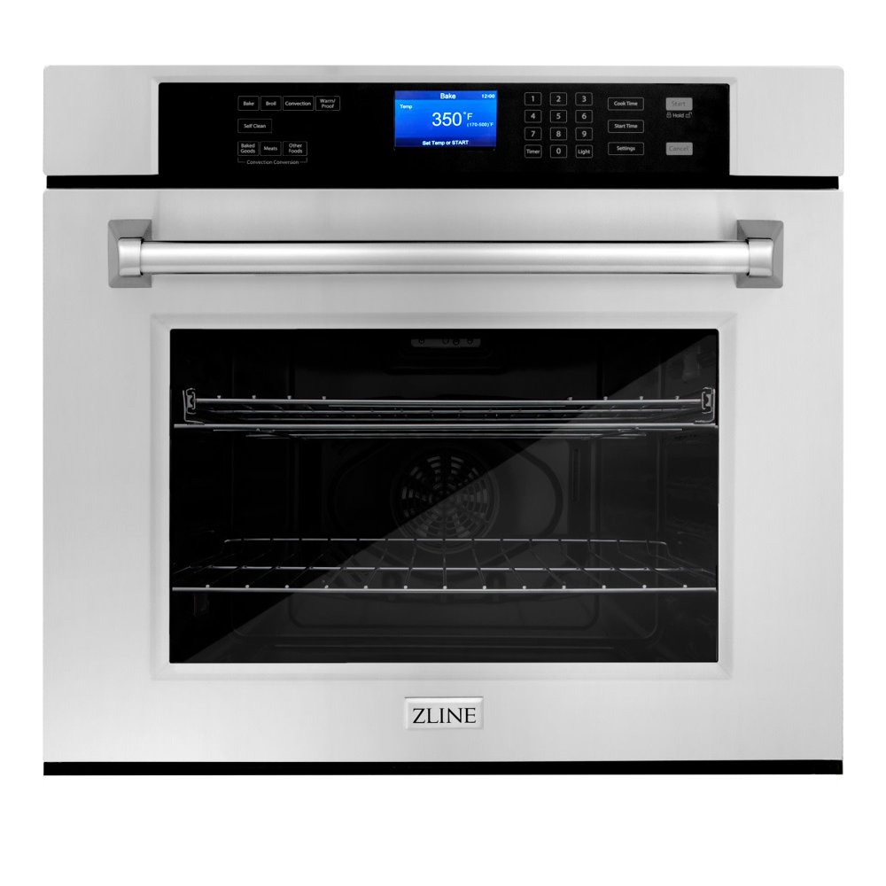 Zline Aws30 30" Wide 5 Cu. Ft. Single Electric Wall Oven Stainless