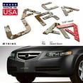 thumbnail image 2 of BDTrims Bumper Raised Letters Compatible with Acura TL 2004-2008 Front Raised (Desert Storm), 2 of 2