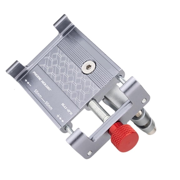 Aluminum Motorcycle Phone Holder Handlebar Mounted Cellphone Cradle Shockproof
