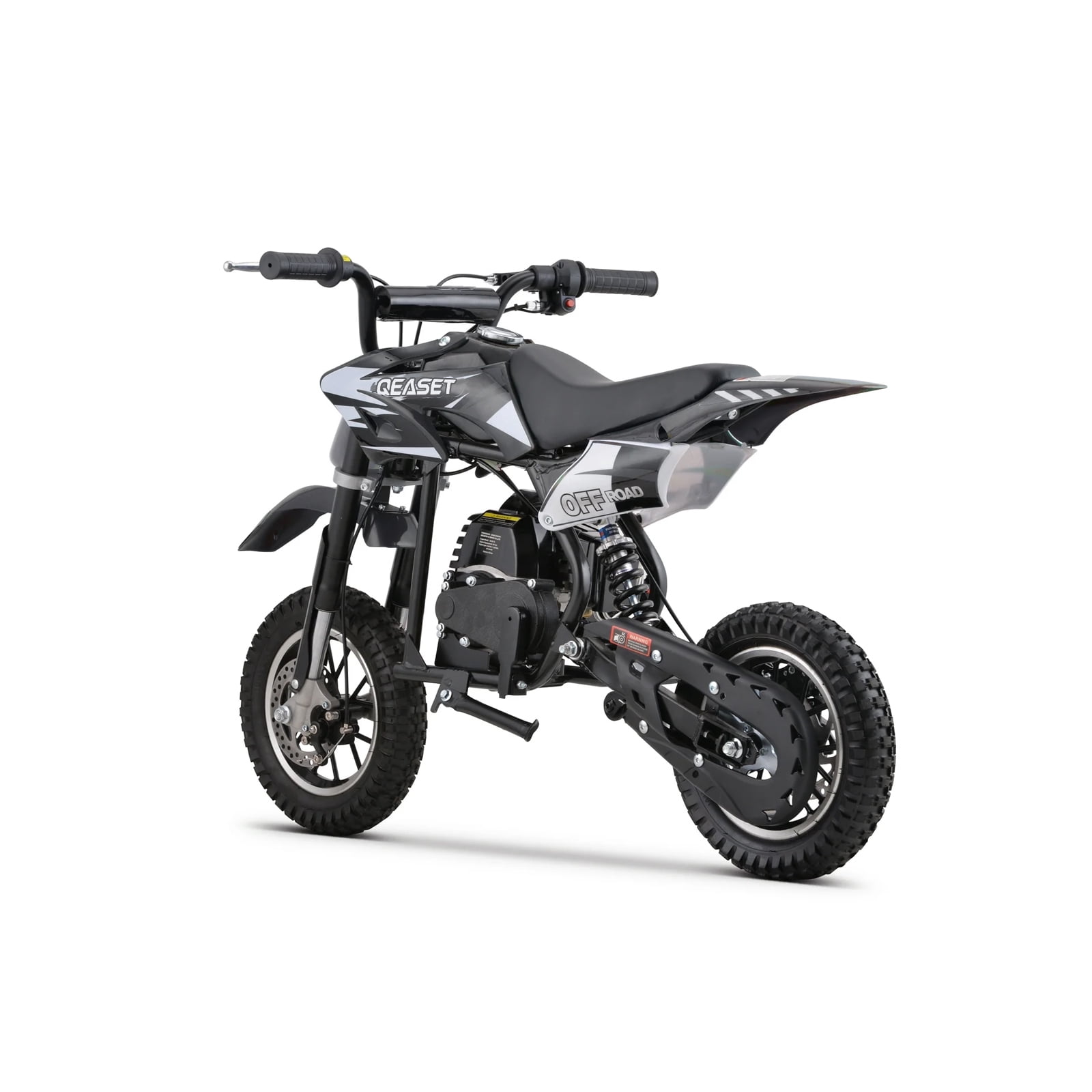 QEASET 39CC Dirt Bike, Gas Powered Mini Bike, Black