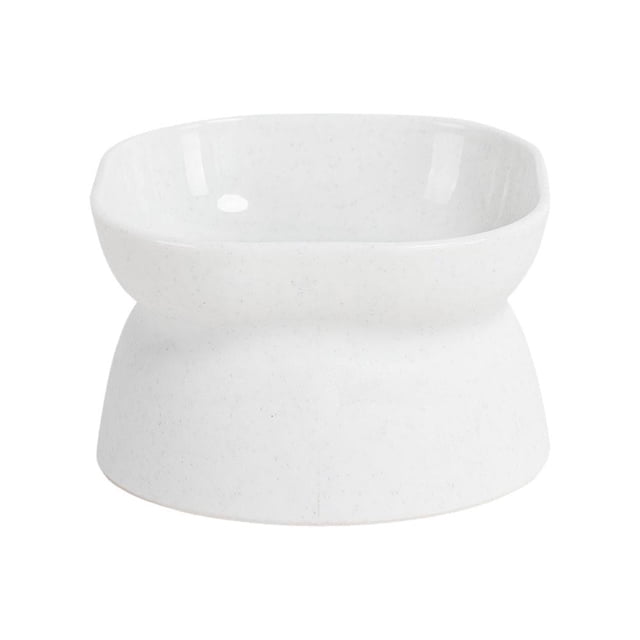 1 cuenco para gatos con base alta y apertura para el cuello, cuenco para mascotas, cuenco antivuelco, P5X2