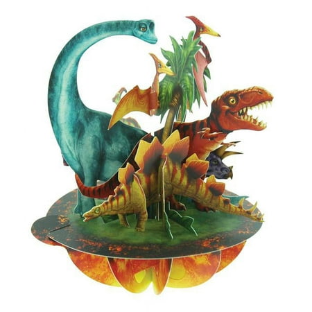 Notes & Queries Santoro Pirouettes Dinosaurs 3D Pop Up Greeting Card