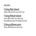 Mainstays Ultra Soft High Quality Microfiber Bed Sheet Set, King, Pink