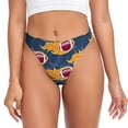 thumbnail image 1 of Fotbe Burning Rugby Balls Tanga Sin Costuras para Mujer con Estampado – Panties Invisibles, Transpirables y Cómodos para Uso Diario-Small, 1 of 6