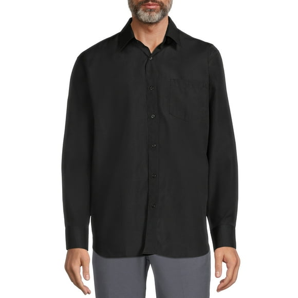 Men's Black Button Down Shirts