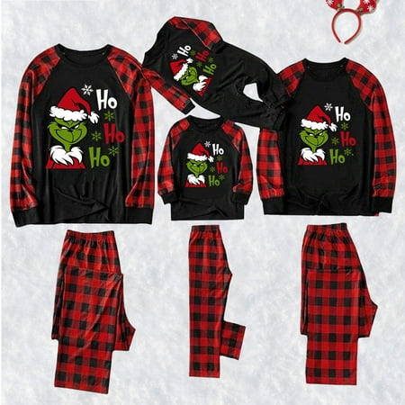 

Family Kids Baby Matching Christmas Pyjamas Adults Xmas Nightwear PJs Outfit Set