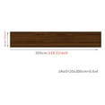 thumbnail image 6 of 8×118 Inches Teak Wood Wallpaper Peel and Stick Wood Grain Contact Paper Self Adhesive Wood Texture Vinyl Wrap Waterproof Removable for Furniture Cabinets Table Wall Covering Countertops, 6 of 6