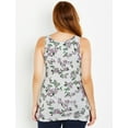thumbnail image 3 of Motherhood Maternity Side Ruched Scoop Neck Maternity Tank Top, 3 of 26