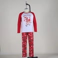 thumbnail image 2 of Conjunto de pijamas navideños para padres, trajes de vacaciones, cuello redondo con patrón de dibujos animados, diseño de ajuste suelto para primavera y otoño, ropa para el hogar, 2 of 3