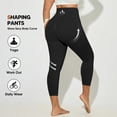 thumbnail image 5 of Athlemo Plus Size Women Anti Women Compression Leggings Body Shaper High Waist Tummy Control Thigh Sculpting Slimmer Shapewear, 5 of 7