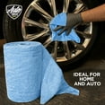 Auto Drive Tear Away MultiPurpose Microfiber Towel Roll, 75 Pack