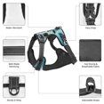 thumbnail image 6 of Fuzoiu Swimming Cat Goggles Print Reflective Dog Harness,Adjustable, Breathable Pet Vest,Dog Harness No Pull,No Choke Pet Vest for Small, Medium, and Large Dogs-Small, 6 of 6