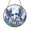 Acrylic 3.5 Inch, variant on Lavender Meadow Bird Window Hanging – Stained Glass Style Decor