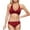 Womens Swimsuits Wine, variant on ylioge Womens Swimsuits Tankini Separates Two Piece Bikini Bathing Suits Ladies Trendy Solid Color Beach Swimwear Sets