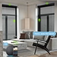 thumbnail image 2 of Yoolax Motorized Mini Venetian Blinds Cordless Smart Horizontal Blinds Remote Control Window Blinds(Black,40"W x 72"H), 2 of 6