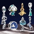 thumbnail image 3 of Colgante de plata de ley 925 de Disney para mujer, charm de princesa, el señor de las estrellas, compatible con Pandora original 925, abalorios para pulsera, regalo de amor para mujer, 3 of 4