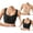 Black, variant on Sports Bras for Women Front Closure Push Up Shaping Bra Exercise Running Yoga Gym Athletic Bralettes Workout Bra