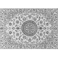 thumbnail image 1 of Ahgly Company Indoor Rectangle Medallion Gray Traditional Area Rugs, 2' x 5', 1 of 1