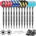 thumbnail image 1 of Dart Accessories Kit Including Aluminum Dart shafts,Dart Flights, Flight Savers, Sharpener,, 1 of 5