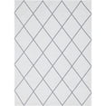 thumbnail image 1 of Unique Loom Decatur Geometric Trellis Area Rug 7' 5 x 10' Rectangle Ivory/Gray, 1 of 1