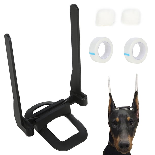 Herramienta de soporte para orejas de perro Doberman, kit de publicación de orejas de perro, soporte vertical de corrección fija, soporte para orejas de perro con cinta para perros Doberman Pinscher,