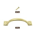thumbnail image 3 of Uxcell 8Pcs 5.4" Gate Handle with Screw for Kitchen Closet Door, Gold, 3 of 6