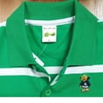 thumbnail image 7 of WIBACKER Boy's Short Sleeve Cartoon Cotton Jersey Striped Polo Shirts Kids Tops, 7 of 7