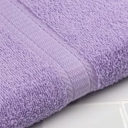 Mainstays Basic Bath Towel, Soft 100% Cotton and Highly Absorbent Bath Towel, Purple
