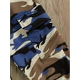 thumbnail image 6 of JBEELATE Infant Kids Baby Girl 2Pcs Clothes Set Sleeveless Letter Printed High Neck Halter Tops with Camouflage Long Pants, 6 of 6