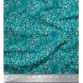 thumbnail image 1 of Soimoi Japan Crepe Satin Fabric Leaves Shirting Printed Craft Fabric by The Yard 42 Inch Wide, 1 of 1