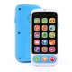 thumbnail image 1 of Juguete para teléfono celular para bebés para niños y niñas, reproductor de música educativo, iluminación colorida, juguete para teléfono inteligente de aprendizaje, azul, 1 of 9