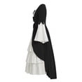 thumbnail image 4 of LEKWK Victorian Dress for Women Colonial Marie Antoinette Gown Classic Princess Dress Up Tiered Ruffled Elegant Renaissance Dress with Bow, 4 of 7