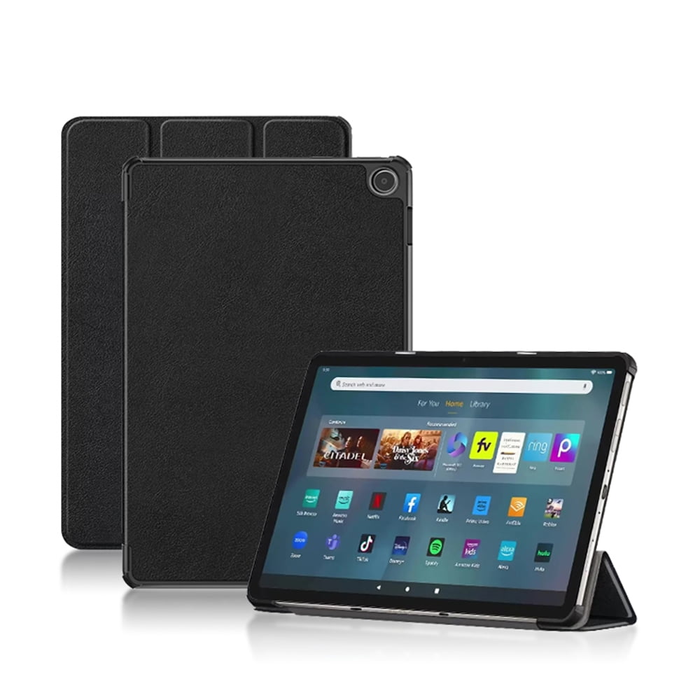 Beajew Hülle Für Fire HD 10 (2023) – Mit Stifthalter, Touch-ID Support, PU Leder, Multi-Winkel Ständer