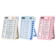 Chores Chart for Kids Portable Daily Checklist Board Self-discipline Chores Chart Adults Schedule Reminder Board