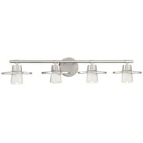 Minka Lavery Minka Beacon Avenue 32 1/2" Brushed Nickel 4-Light LED Bath Light