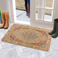 thumbnail image 5 of Boho Yellow Carpet Door Mat Welcome Door Mat for Front Door, Home Entrance, Yard, Floor, Patio, Non Slip Spring Summer Welcome Mat Indoor Outdoor Doormat 30"*17", 5 of 6
