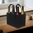 thumbnail image 4 of WEUVEB 2Ud Bolsa De Vino En Fieltro Negro Con Acabado De Alta Calidad Para Guardar, 4 of 8