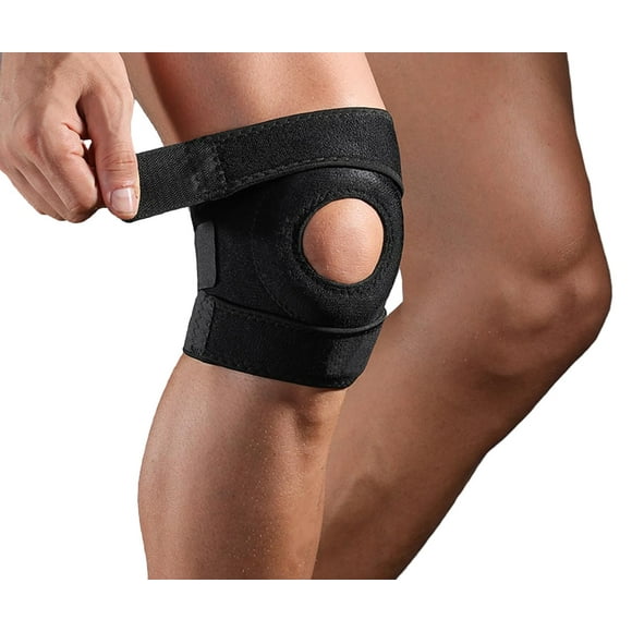 Rodillera SUJAYU para hombre y mujer, para aliviar el dolor de rodilla, color negro