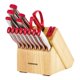 thumbnail image 1 of Juego de Cuchillos Farberware Acero Inoxidable 15 Piezas Rojo, 1 of 2