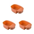 thumbnail image 3 of serony Kitchen Sinks Drain Waste Basket Baskets Storage Rack Large Capacity Strainer Gadget for Cleaning Tools Toiletries Orange 3Set, 3 of 6