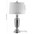 thumbnail image 5 of Safavieh Ezra 28 in. Solid Iron Table Lamp, Nickel, 5 of 6